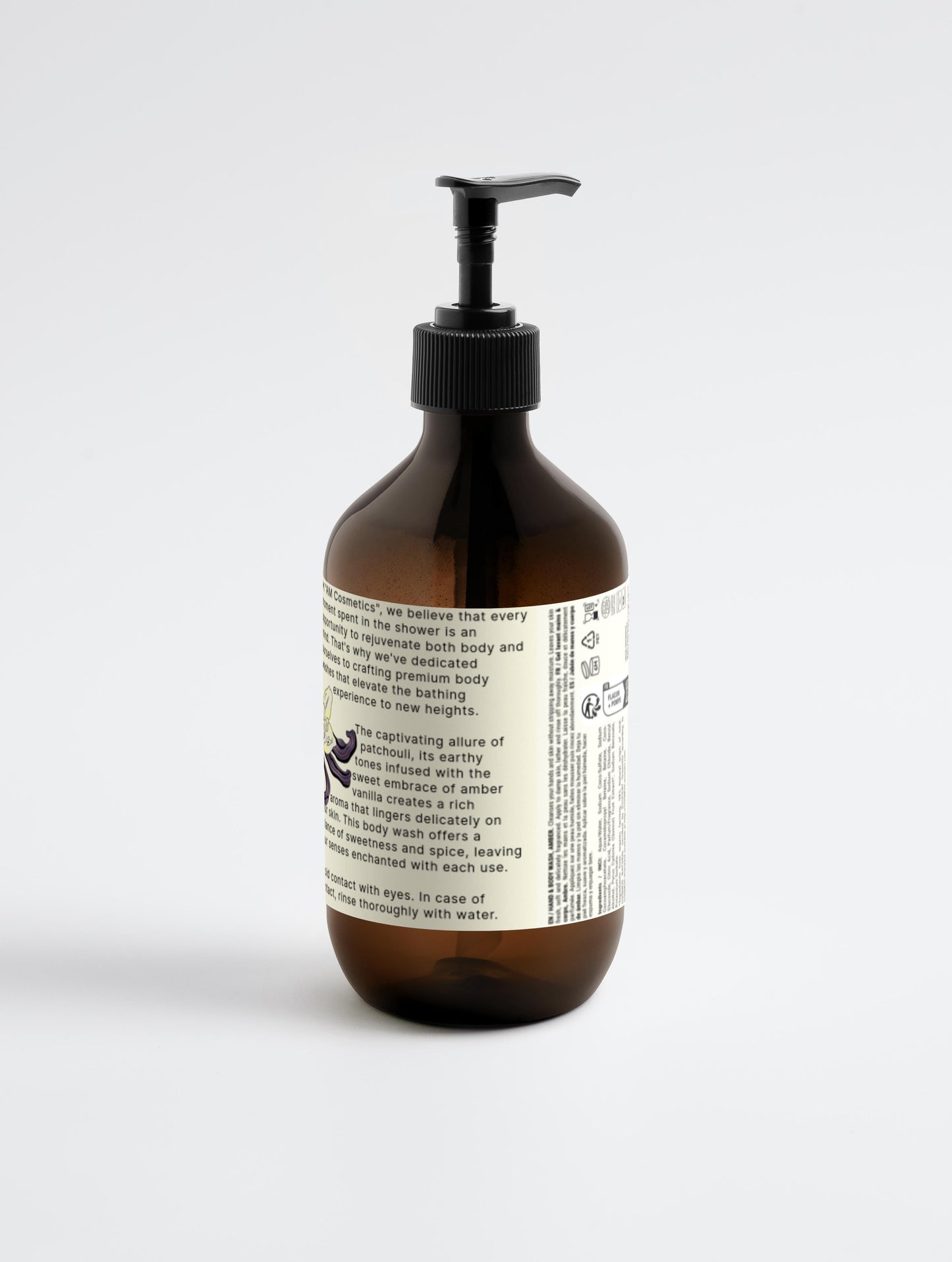 Patchouli & Amber Vanilla Body Wash - 490ml