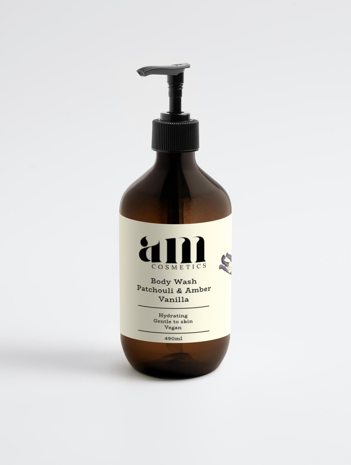 Patchouli & Amber Vanilla Body Wash - 490ml