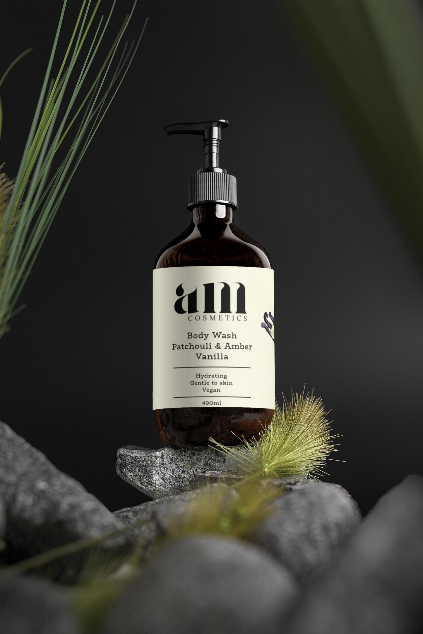 Patchouli & Amber Vanilla Body Wash - 490ml