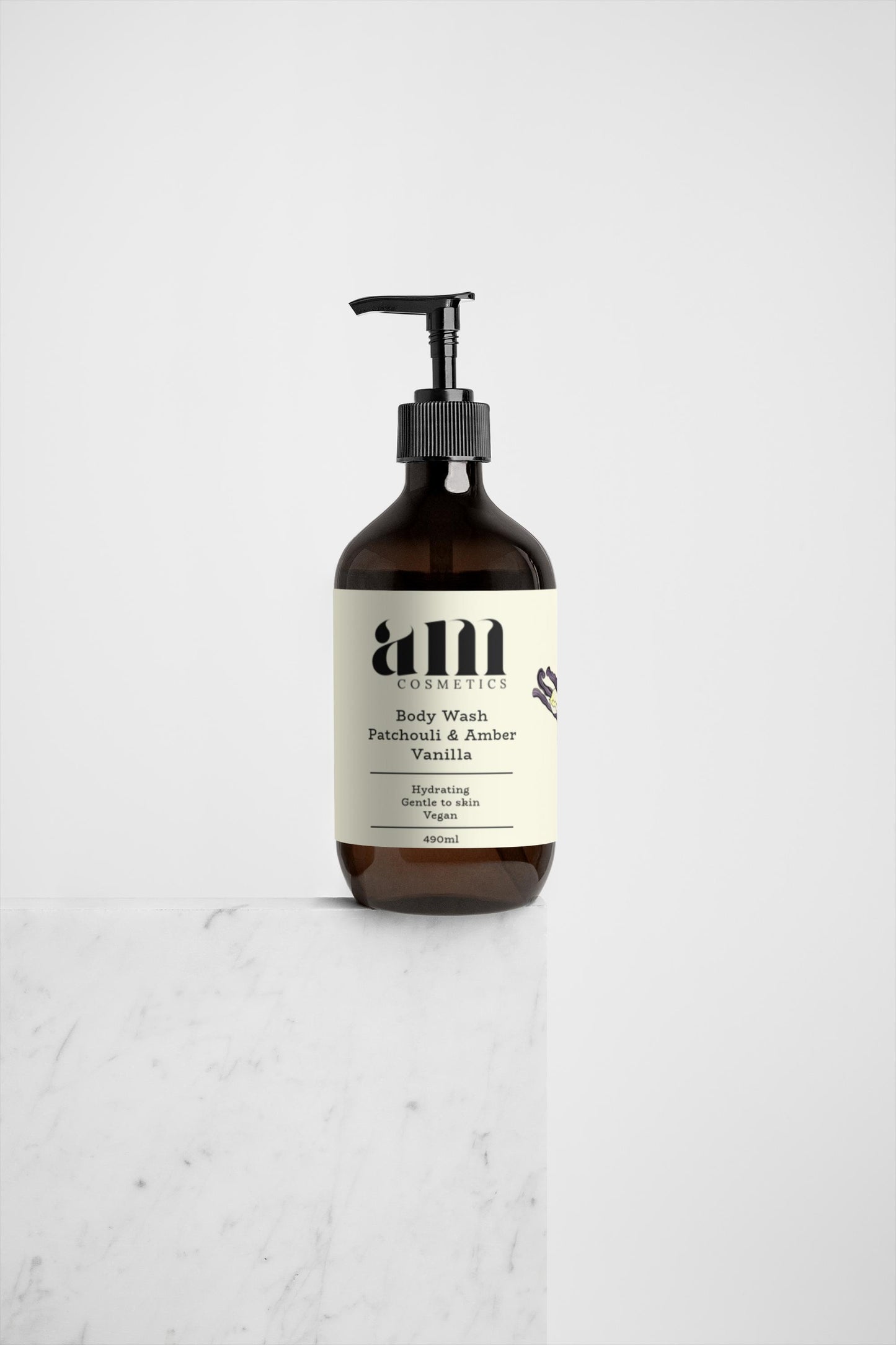 Patchouli & Amber Vanilla Body Wash - 490ml